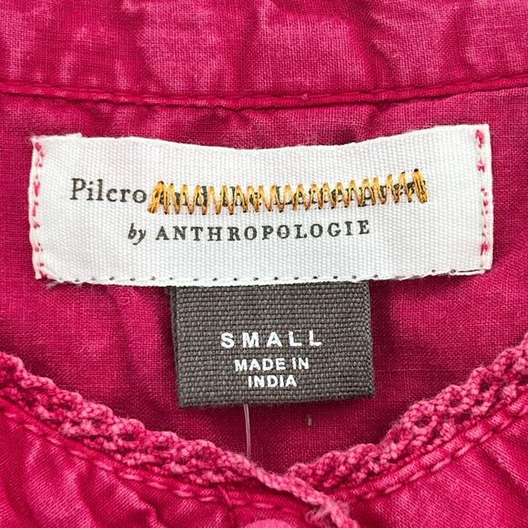 Anthropologie Pilcro and the Letterpress women’s sleeveless button front blouse - Picture 9 of 10